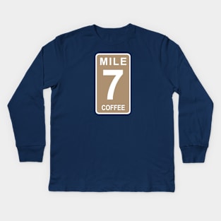 MM 7 Coffee Kids Long Sleeve T-Shirt